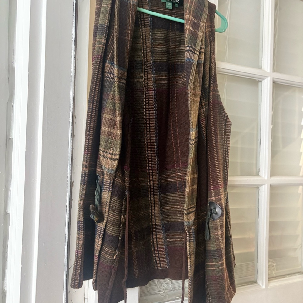 Ralph Lauren Multicolor Plaid Women's Vest